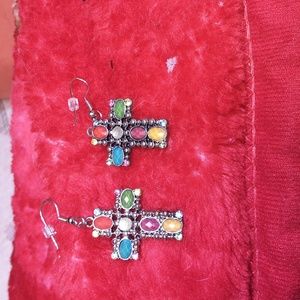 VINTAGE BO HO STYLE EARINGS